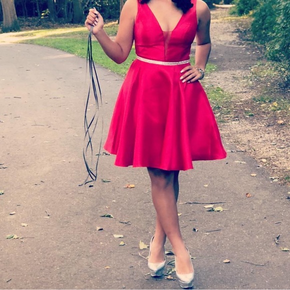 Red Evening Dress - Picture 6 of 6